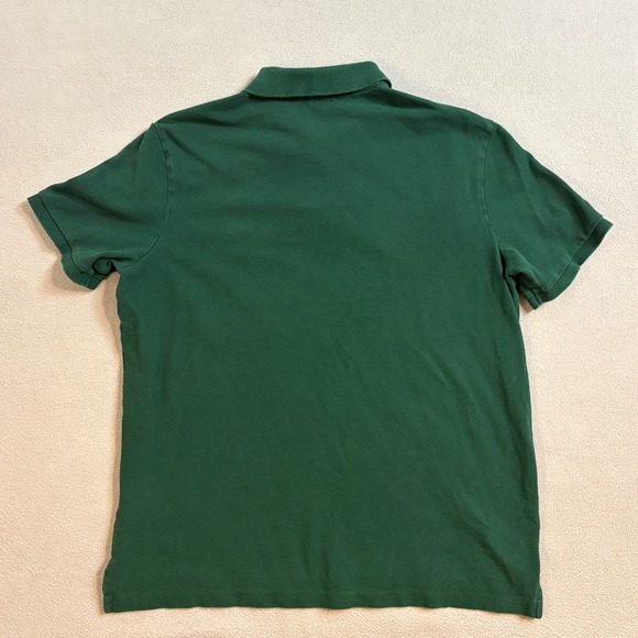 Polo Ralph Lauren Mens Big Pony Polo Shirt Green Red Classic Fit Large LG - Picture 4 of 10